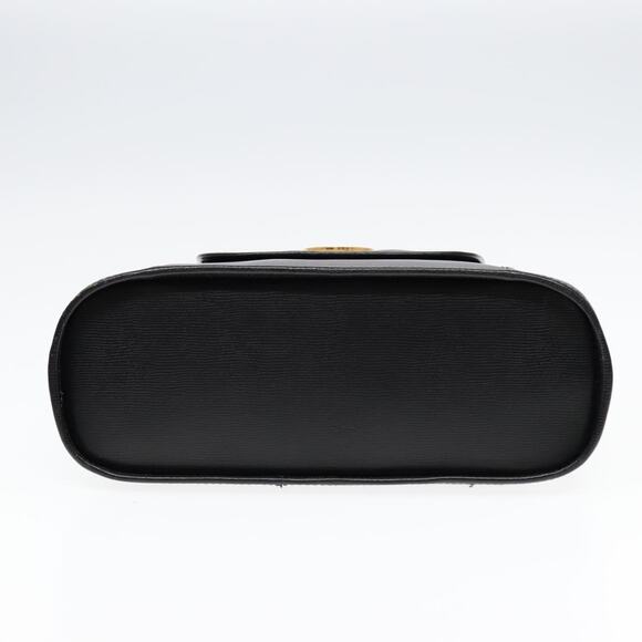 CELINE Hand Bag Leather Black Gold - Picture 9 of 13